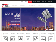 Tablet Screenshot of powertech-ups.com